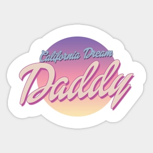 California Dream Daddy Sticker